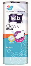Прокладки жен.  впитывающие "Bella"  "Classic Nova", 10шт/уп инд. пакеты