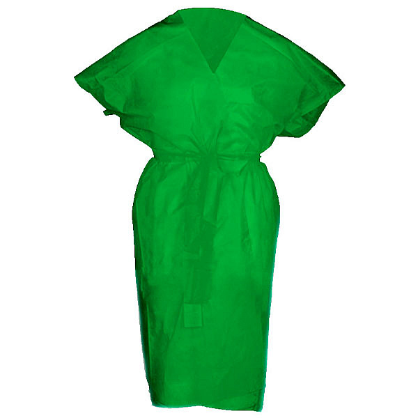 Халат Кимоно без рукавов спанбонд зеленый 10 шт