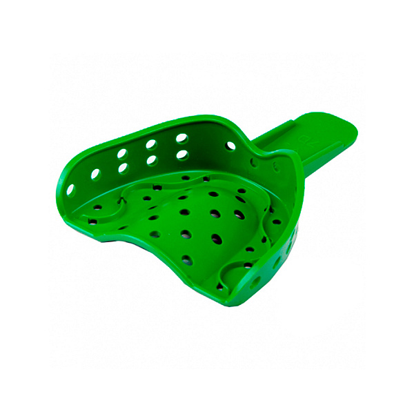 Ложка слепочная B-1 Омега-Дент пластик №1 зелёный