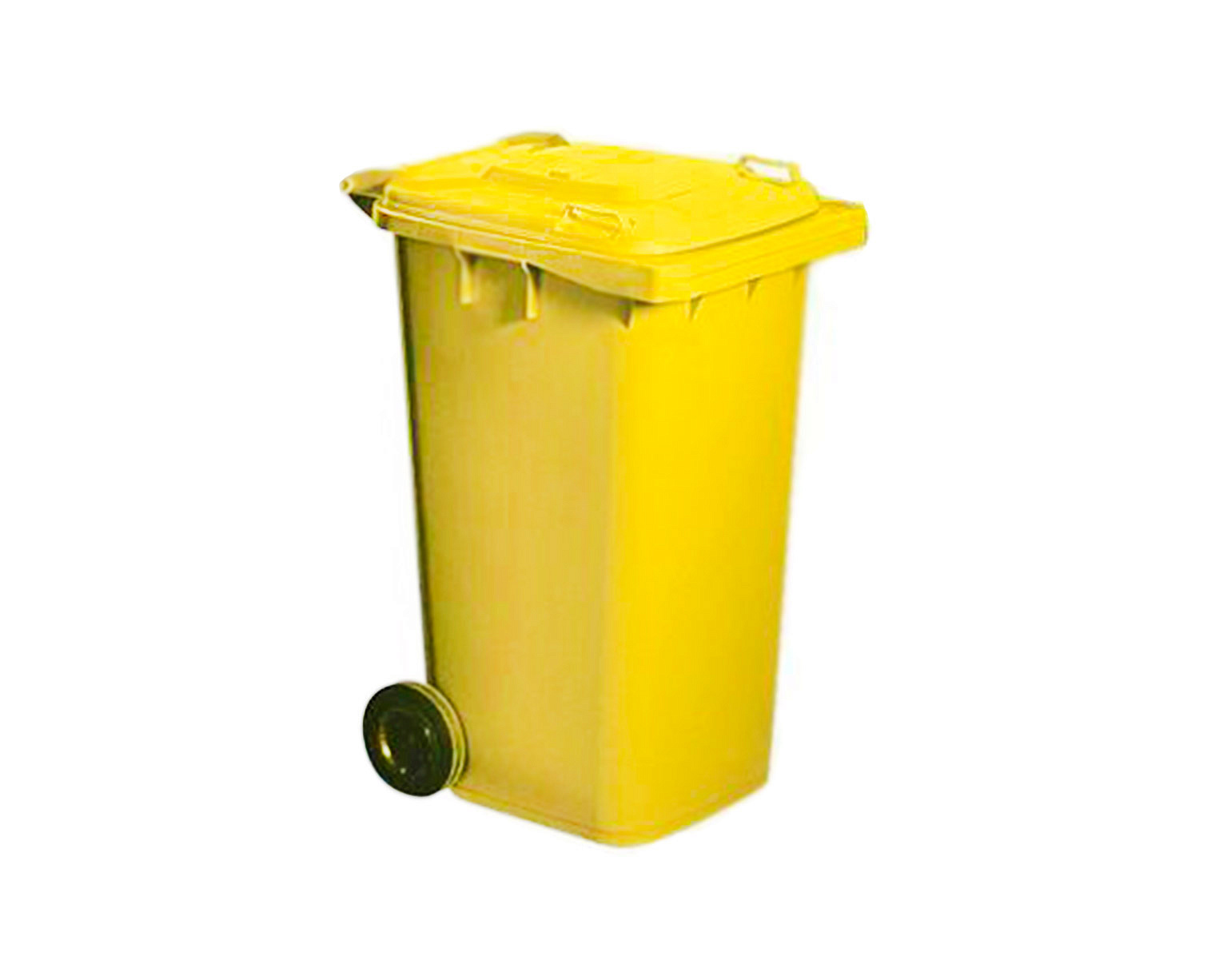 Контейнер мусорный, 240л, желтый (МКТ)