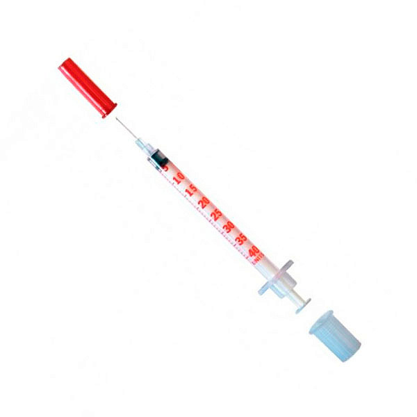 Шприц инсулиновый BD MICRO-FINE PLUS U-40 одноразовый 1 мл 30G (0,3x8)