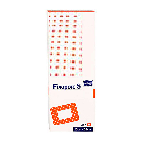 Послеоперационная повязка Matopat Fixopore S 10 см х 30 см 25 шт