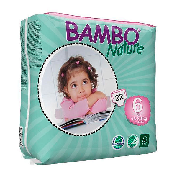 Подгузники Bambo Nature XL-Plus 6 (22шт)