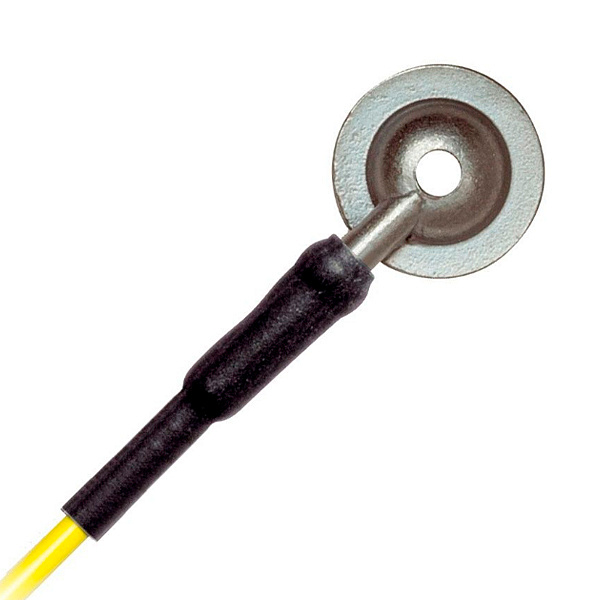 Электроды ЭЭГ типа "чашка" пр-во Fiab F 8911/LCSN (черный) с разъемом 1,5 мм,длина кабеля 150 см