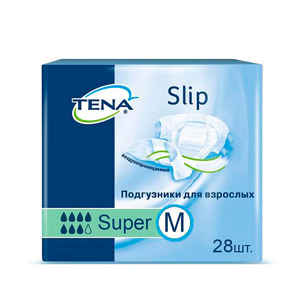 Подгузники для взрослых TENA Slip Super M 28 шт