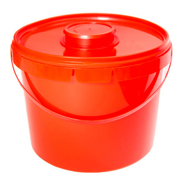 Емкость-контейнер для сбора острого инструментария класс В красный 3 л