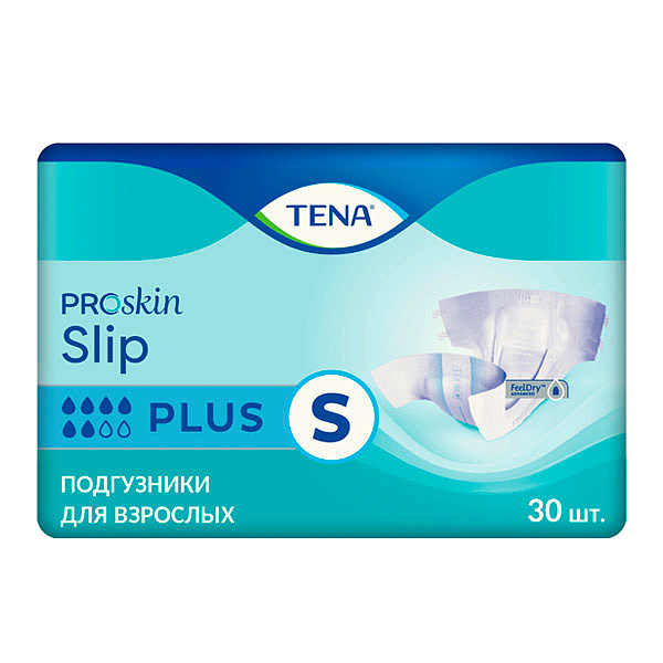 Подгузники для взрослых TENA Slip Plus S 30 шт
