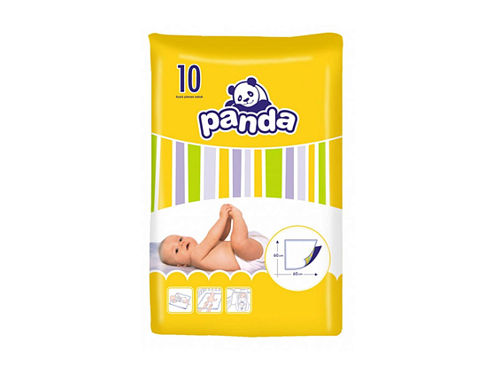 Пеленки гигиенические для детей "PANDA" 60 x 60 по 10 шт.