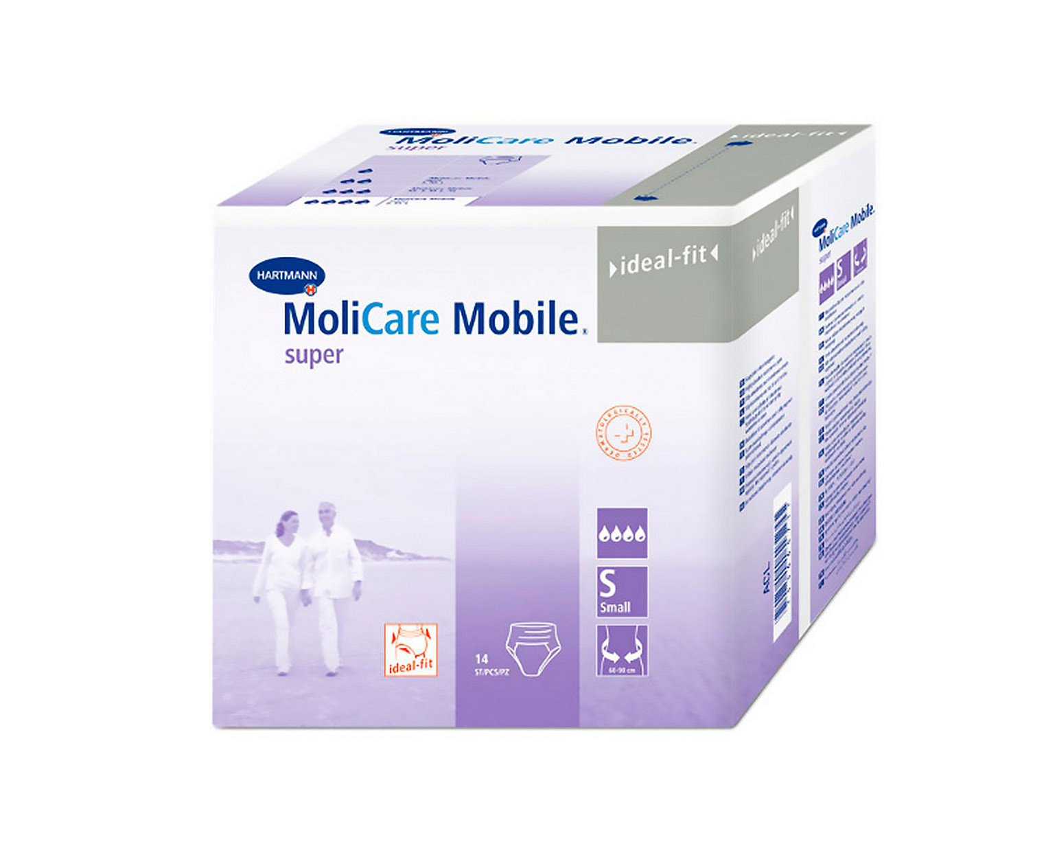 MoliCare Mobile Super / Моликар Мобайл Супер - впитывающие трусы при недержании, pазмер S, 14 шт.