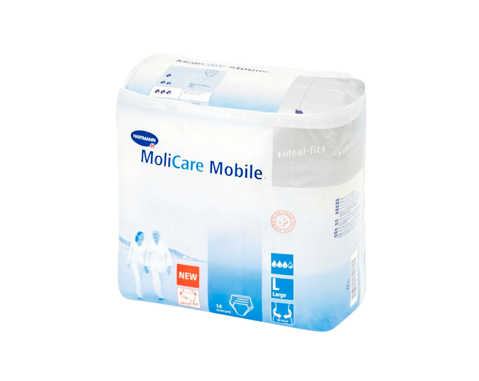 MoliCare Mobile - Моликар Мобайл - Впитывающие трусы, pазмер L, 14 шт.