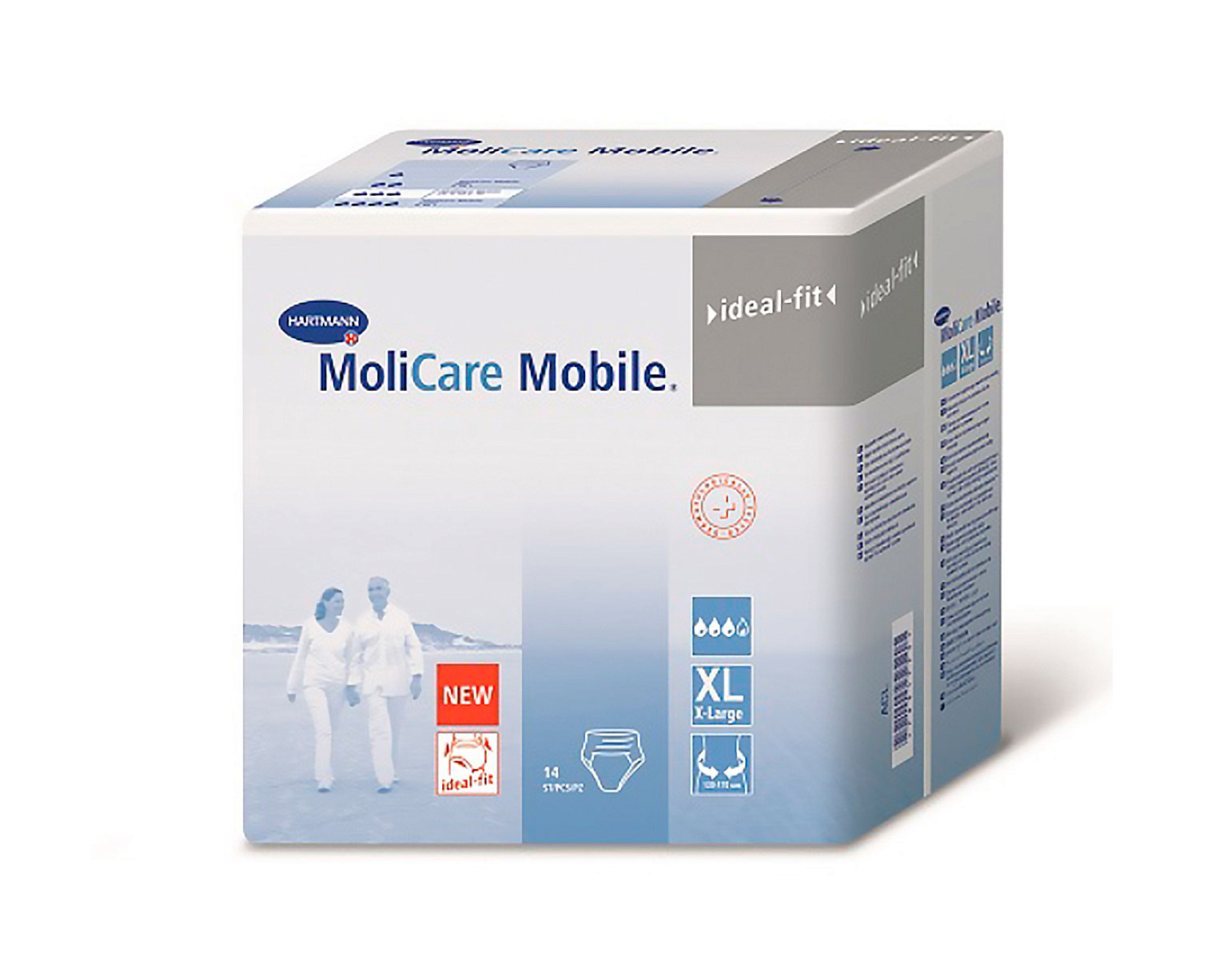 MoliCare Mobile / Моликар Мобайл - впитывающие трусы при недержании, pазмер XL, 14 шт.
