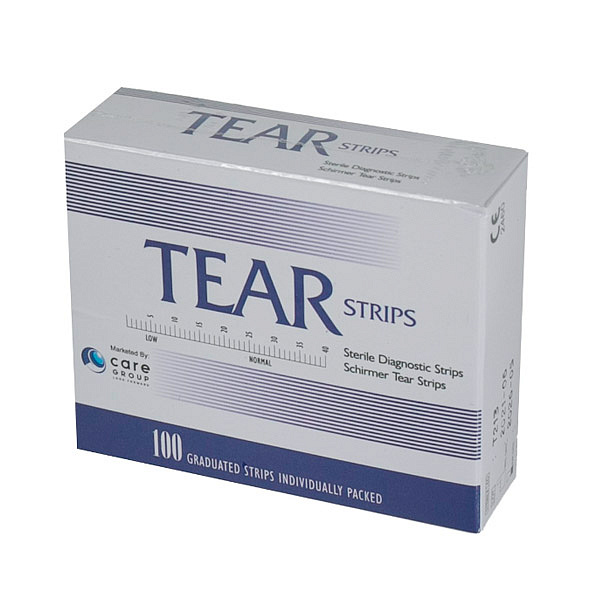 Тестовые полоски Shirmer Tear Strips №100