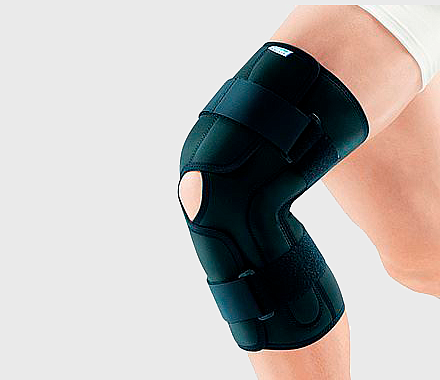 Ортез на коленный сустав Orlett RKN-203/М (чёрный)