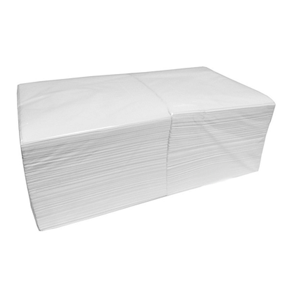 Салфетки бумажные BIG PACK однослойные белые 24х24 см 600 шт