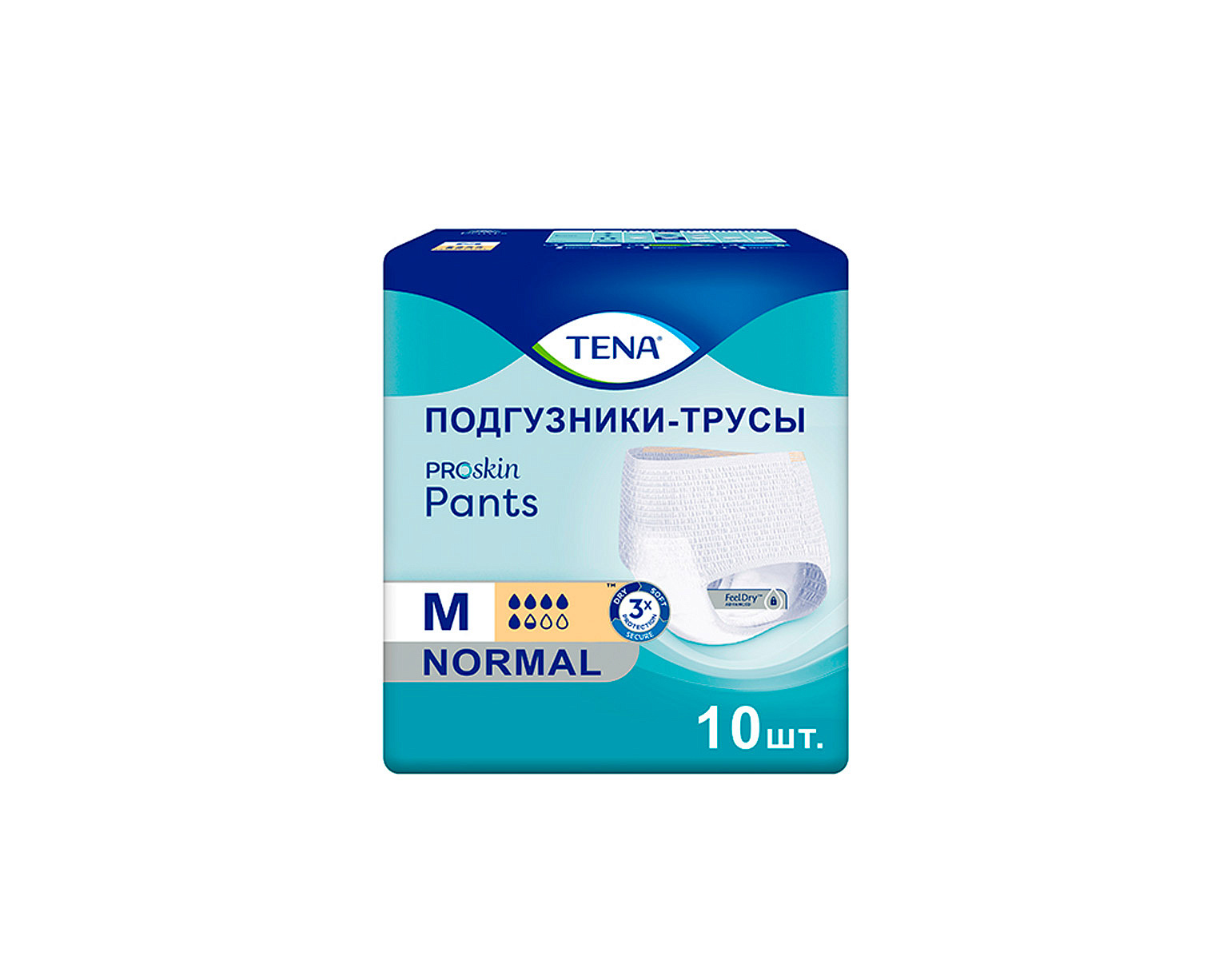 Подгузники для взрослых TENA ProSkin Pants Normal М 10 шт